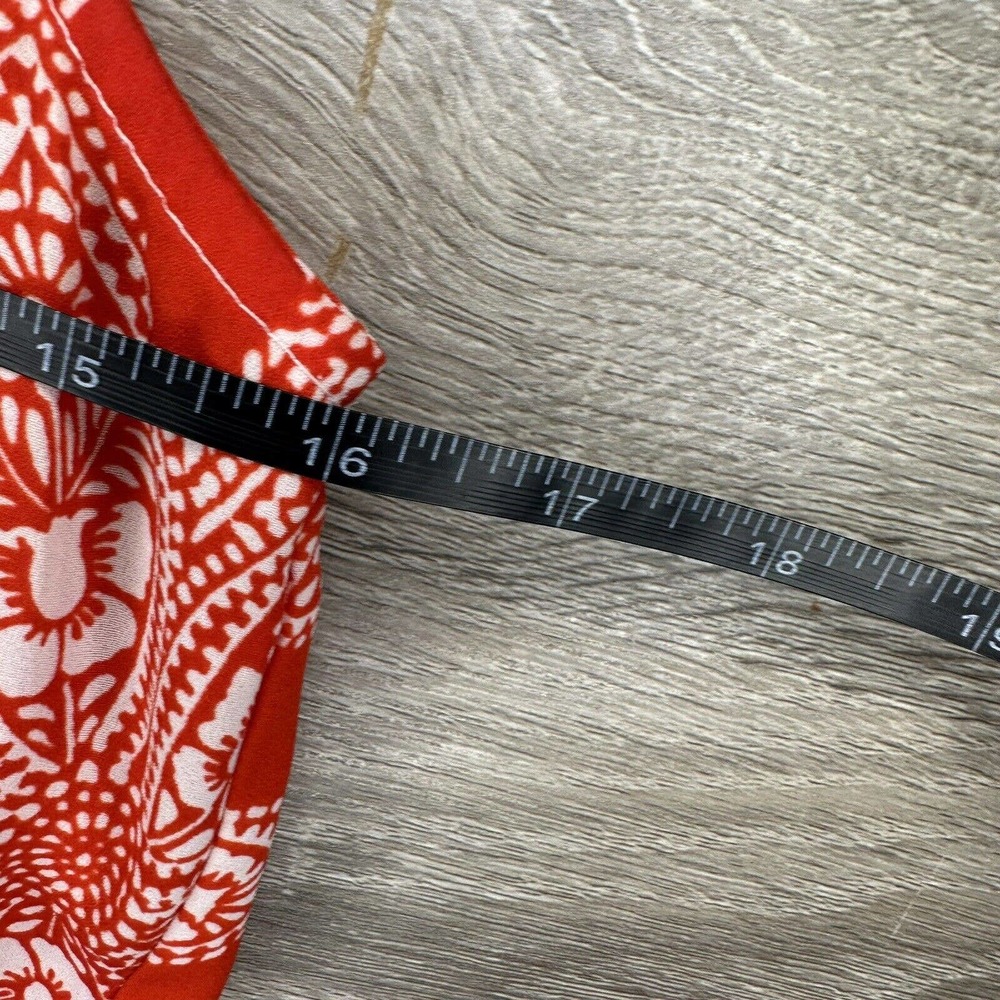 EUC Show Me Your Mumu Womens Sz M Red White Floral Sleeveless One Piece Romper - Picture 12 of 12